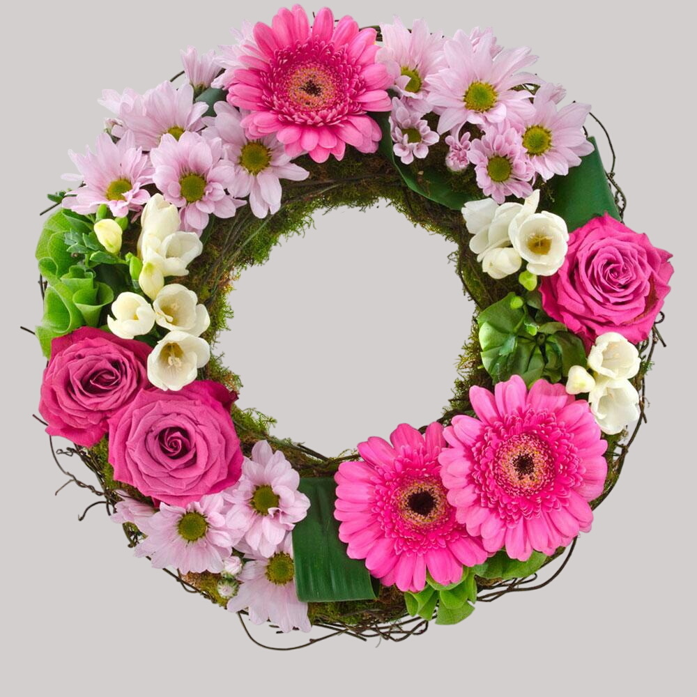 Contemplation Flower Wreath